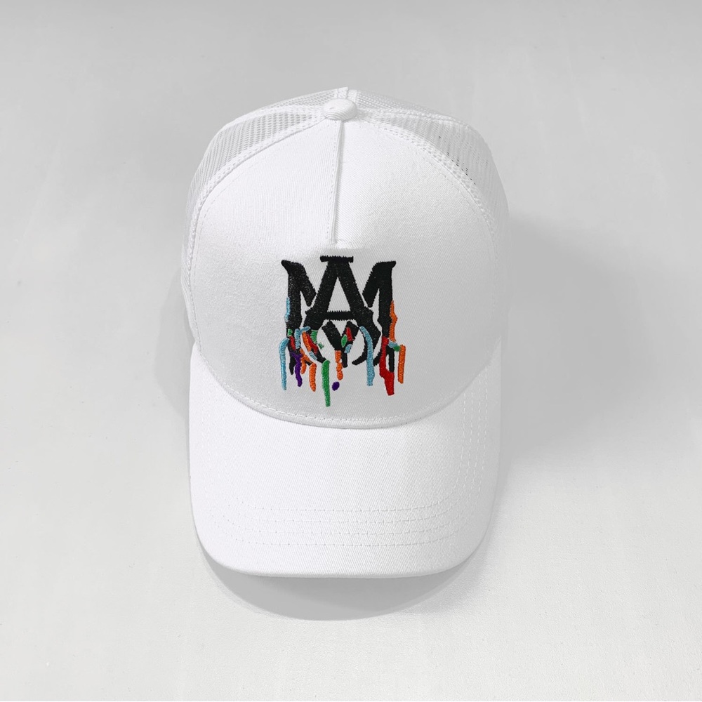 AMIRI White Cap with Vibrant Logo